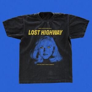 Lost Highway Movie Shirt, David Lynch Classic Film Shirt, Trendy Black Shirt